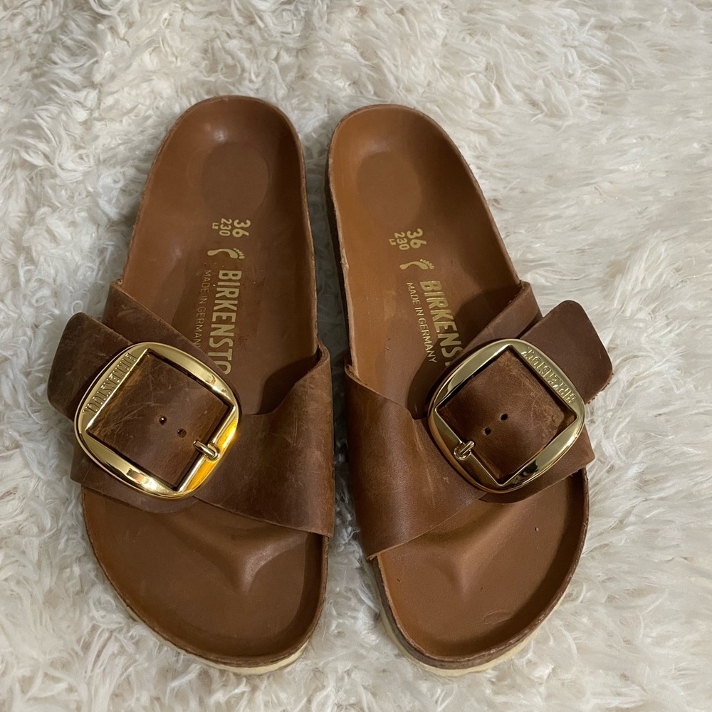 Birkenstock Madrid Big Buckle Slide Sandal